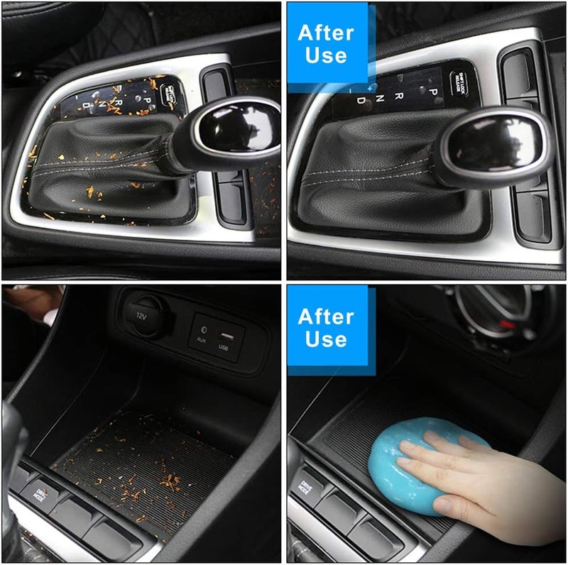 TICARVE 2Pack Cleaning Gel Car Putty Car Detail Putty Auto Detail Gel Detail for Car Interior Cleaner Kits Automotive Car Slime Keyboard Cleaner Blue (320g/11.2oz) - Image 3